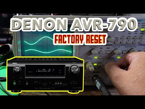How to Factory Reset a Denon AVR-790 | Unbalanced Sound