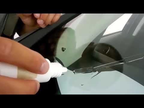 TUTORIAL RIPARA VETRO PARABREZZA AUTO CON RESINA RIPARAZIONE VETRI