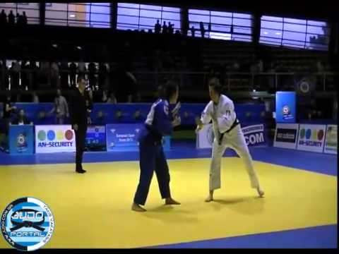 European Judo Open Women Rome 2013 Final -70kg FLETCHER Megan (GBR) - THOYER Maya (FRA)