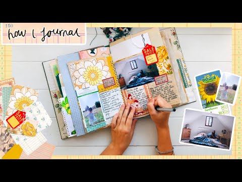 junk journal with me  process video ideas tips