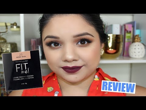 NEW Maybelline Fit Me Loose Finishing Powder // Review + Demo Video