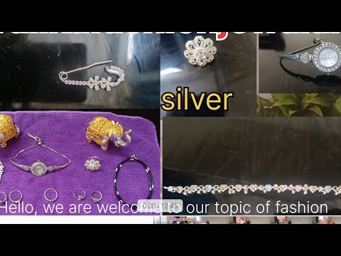 my silver jewelry collection#silvercollection#trendy jewellery #silverjewllery#silver #withprice