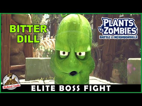 PvZ 3: Battle for Neighborville Bitter Dill Elite Boss Fight (Garden Ops) Gameplay
