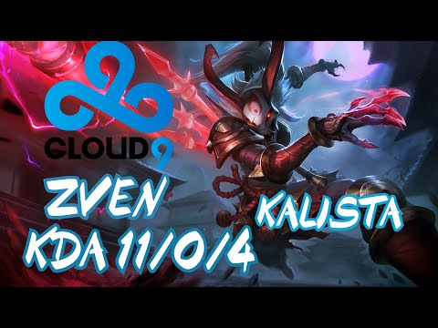 C9 Zven KALISTA vs APHELIOS ADC - NA CHALLENGER - PATCH 10.9