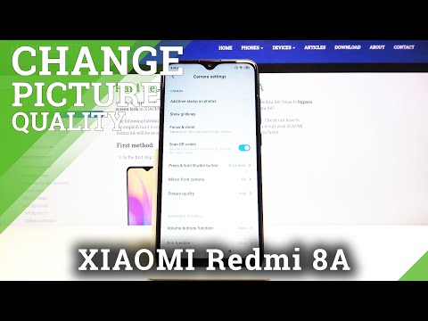 How to Change Picture Quality in XIAOMI Redmi 8A - Increase Quality
