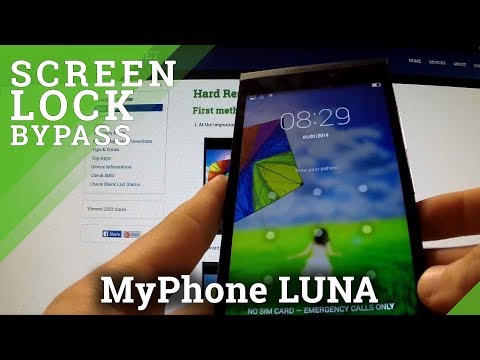 Hard Reset myPhone Luna - Reset phone and bypass screen protection