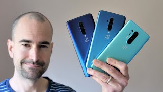 OnePlus 8 Pro vs OnePlus 7T Pro vs OnePlus 7 Pro - Three Generations Compared