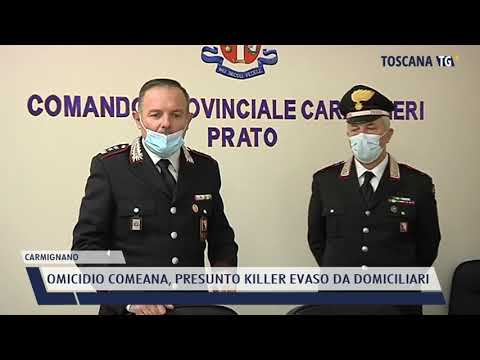 2021-11-26 CARMIGNANO - OMICIDIO COMEANA, PRESUNTO KILLER EVASO DA DOMICILIARI