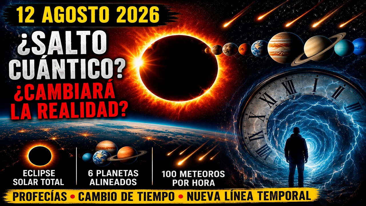 LA EXTRAÑA FECHA DEL 12 DE AGOSTO DE 2026: ¿EL DÍA EN QUE CAMBIARÁ LA REALIDAD?