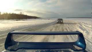 preview picture of video 'Subaru STI winter onboard by Cinek #6 (& Lynx)'