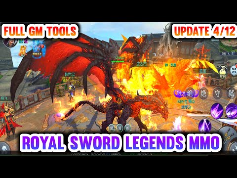 Royal Sword Legends MMORPG Server GM - Tools Full GM , All Skin , All Resources Item