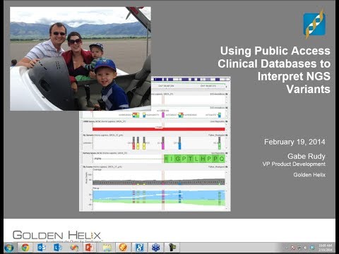 Using Public Access Clinical Databases to Interpret NGS Variants