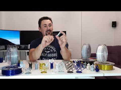 3D plastikas Devil Design PLA 2.85mm 1kg - Juodas video