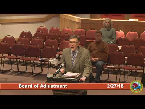 Board of Adjustment 2.27.18