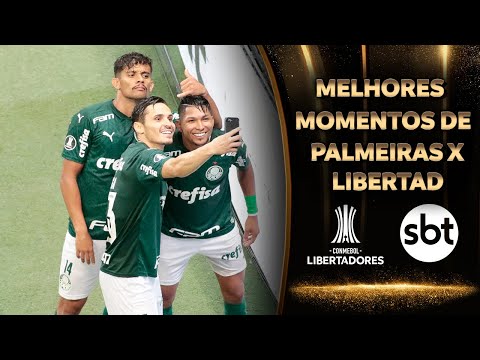 Gols e lances de Palmeiras x Libertad
