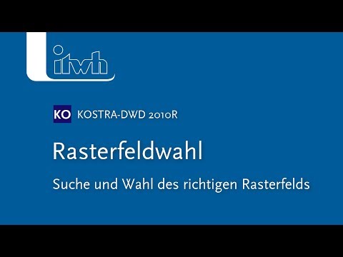 KOSTRA-DWD 2010R: Rasterfeldauswahl