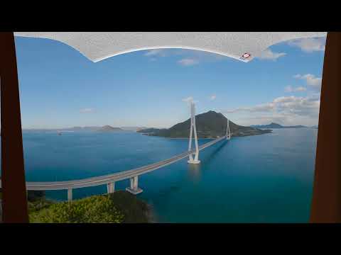 [360°VR 에히메 여행] 시마나미카이도 사이클링 ~바다 위를 달리며~