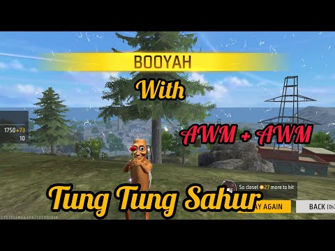 Tung Tung Sahur gameplay || AWM+AWM 😂😂 || Booyah gameplay || 10 kills with tung Tung Sahur || 2025