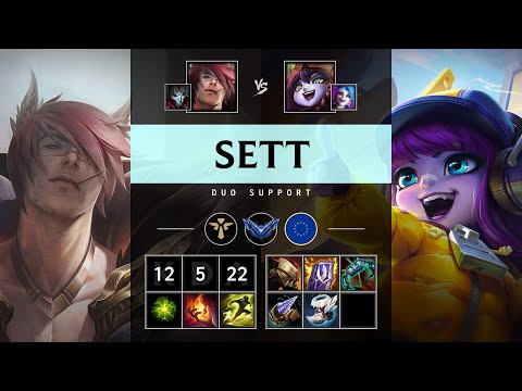 Sett Support vs Lulu - EUW Diamond Patch 25.13