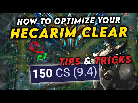 HOW I MAKE HECARIM THE FASTEST JUNGLE CLEARER IN THE GAME *TIPS AND TRICKS*