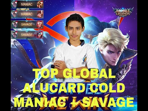 COLD MANIAC 2X SAVAGE 2X RAJANYA ALUFEED TOP GLOBAL ALUCROT-Mobile Legends