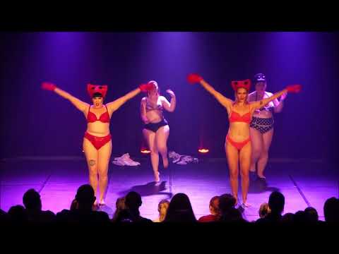 GoGo Burlesque students perform Rock Lobster - The Bombshell Burlesque Academy