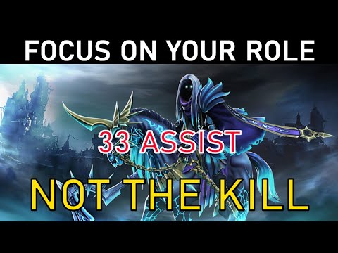 FOCUS ON YOUR ROLE, NOT THE KILL - 33 ASSIST - 9000MMR ABADON SUPPORT - Coach SW