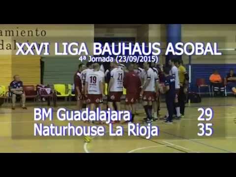 LIGA BAUHAUS ASOBAL J04 BM. Guadalajara - Naturhouse La Rioja 29 - 35