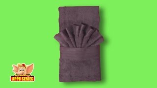 Towel Folding - Unique Hand Towel Fold