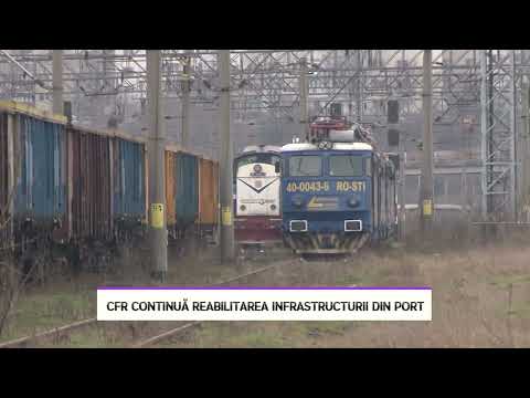 CFR continuă reabilitarea infrastructurii din Port - LITORAL TV