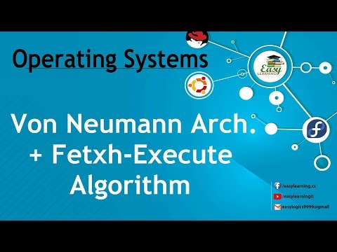 Von Neumann Architecture | A Simple CPU Model | Fetch-Execute Algorithm | Easy Learning IT Classroom Video