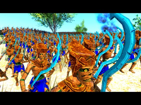 20.000 Egyptian Pyramid Mummy Army(Mods)vs Ancient Greek Army UEBS Ultimate Epic Battle Simulator