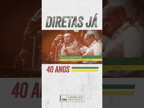 Diretas Já - Leonel Brizola #shorts