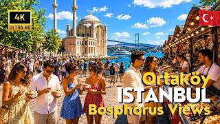 🇹🇷 Istanbul Turkey 4K Walking Tour 2026 | Ortaköy Kumpir Street, Soviniour Marke