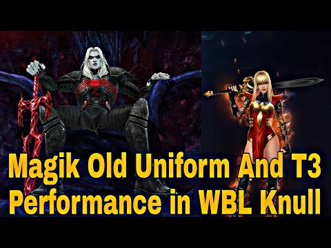 Magik T3 With Old Uniform Review And WBL Knull Performance Showcase - Marvel Future Fight
