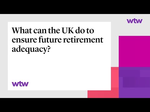 What can the UK do to ensure future retirement adequacy?