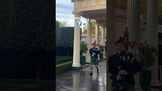 Pipe Major Plays for the King For the First Time 🎵
