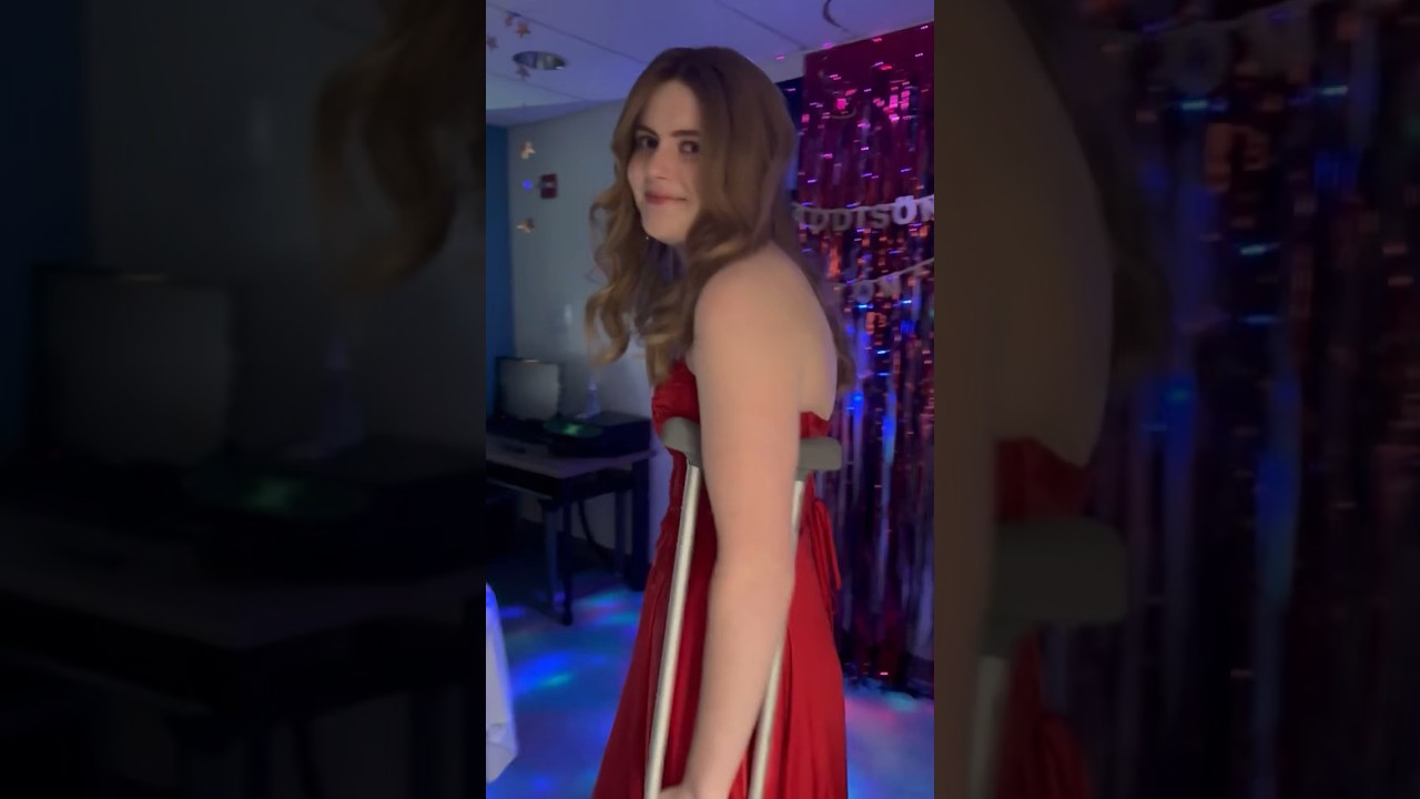 Thumbnail preview of She was too sick to attend prom, so we brought prom to her