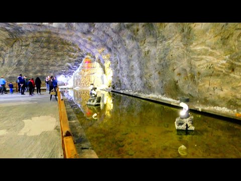 Orasul Târgu Ocna. Salina Tg. Ocna. Mai 2021. Romania