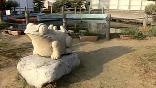 preview picture of video '[ZR-850]砂丘会館前の噴水[30-240fps] -The fountain in front of Sakyu Kaikan-'