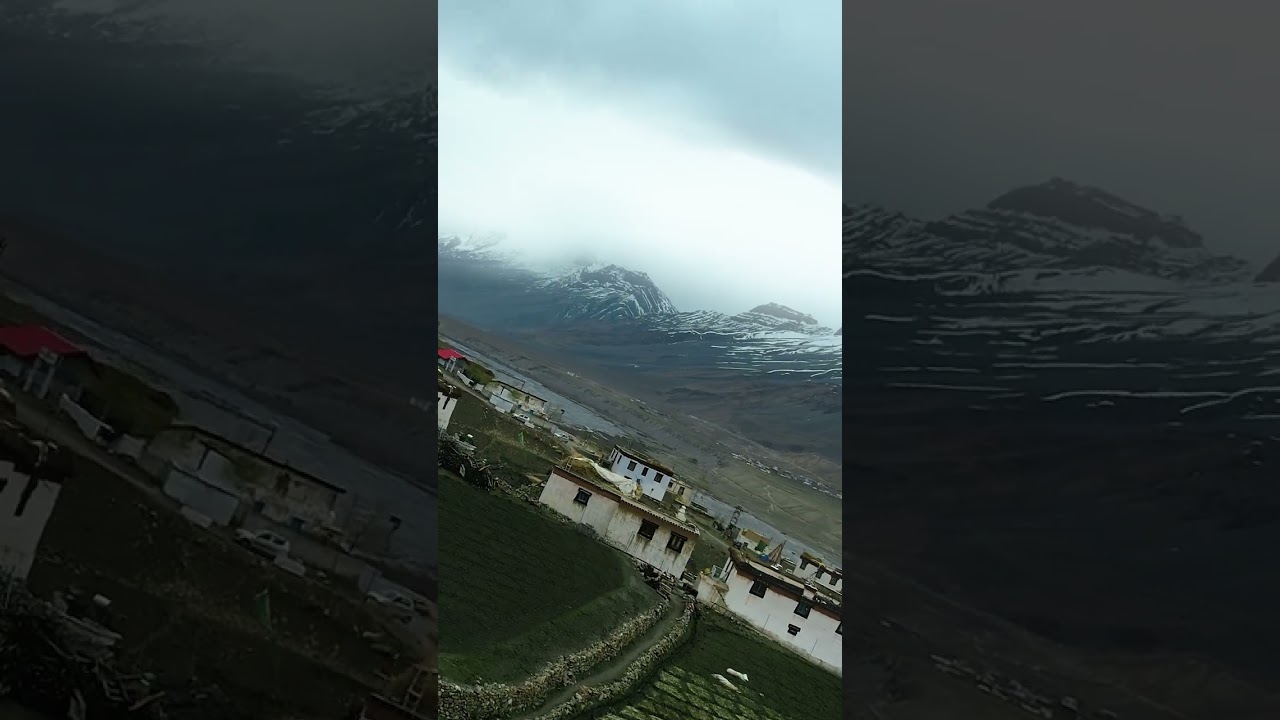 rotate your screen in... #shortsyoutube #shorts #spiti #cinematic #dronevideo