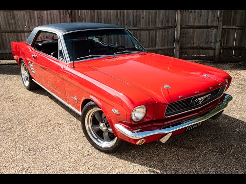 1966 Ford Mustang 332 Cubic Inch Stroker V8 with 5 Speed T5 Transmission, Restomod.