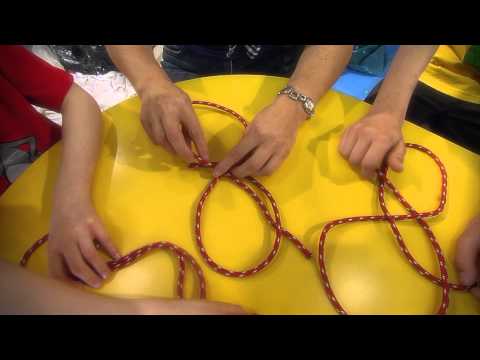 Anleitung Achterknoten knüpfen aus "Benjamin auf dem Schiff"