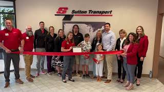 Ribbon cutting with Sutton Transport