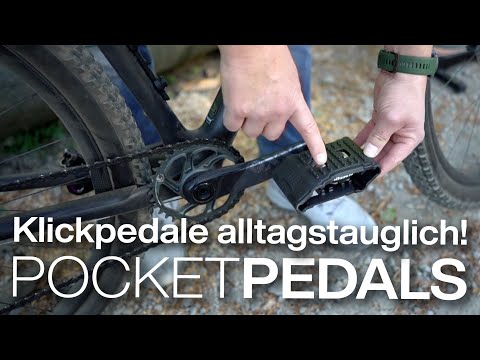 Pocket Pedals Pedal Cover: Turns Shimano SPD/SPD-SL clipless pedals into flat pedals for road shoes
