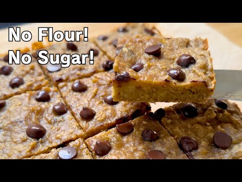 Healthy Oatmeal Banana Bars Recipe! Delicious and Easy!