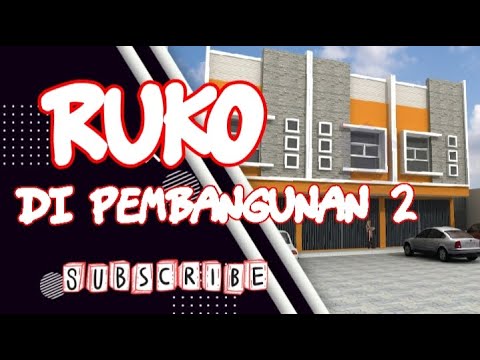 Ruko strategis 3 lt di Pemabangunan 3