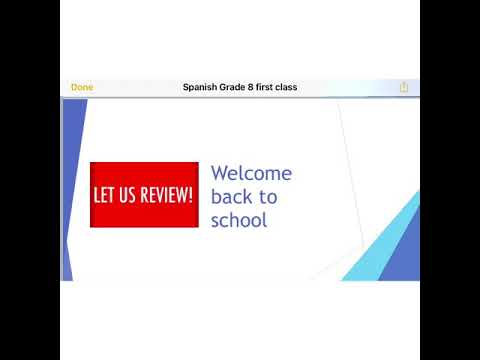 Grade 8- First class