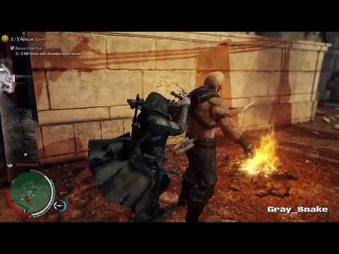 Borrowed Blades - Dark Ranger Stealth Gameplay - Shadow of Mordor