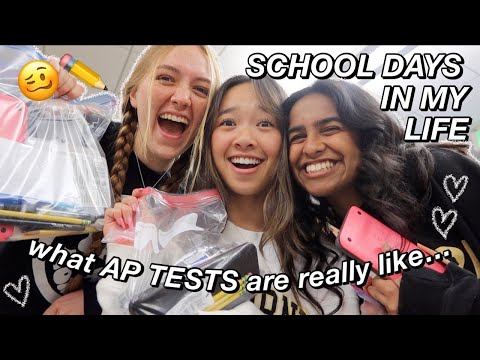 SCHOOL DAYS IN MY LIFE | what AP TESTS are really like...